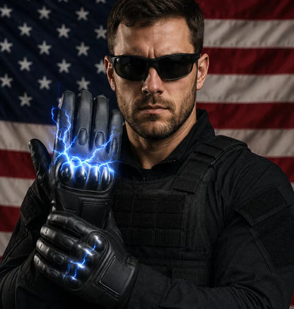 Tactical StunGuard Pro High‑Voltage Self‑Defense Glove One touch. Instant protection.