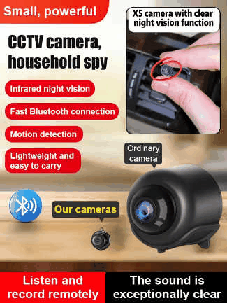 📸Mini WIFI Camera 1080P HD - Night Vision Included