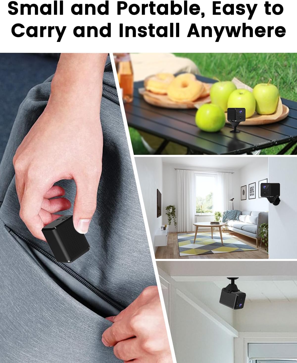 Coredew™️ Smart 5,200mAh HD Portable Security Camera (No WiFi Needed)